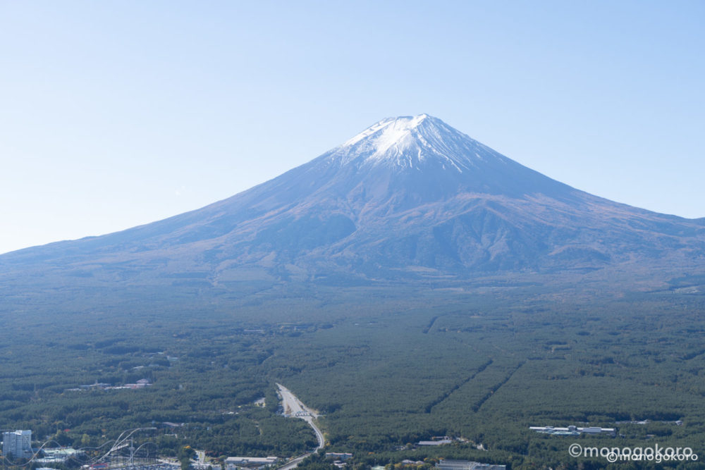 天上山山頂からの富士山